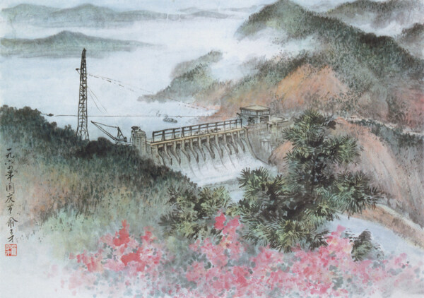 新安江水电站图图片
