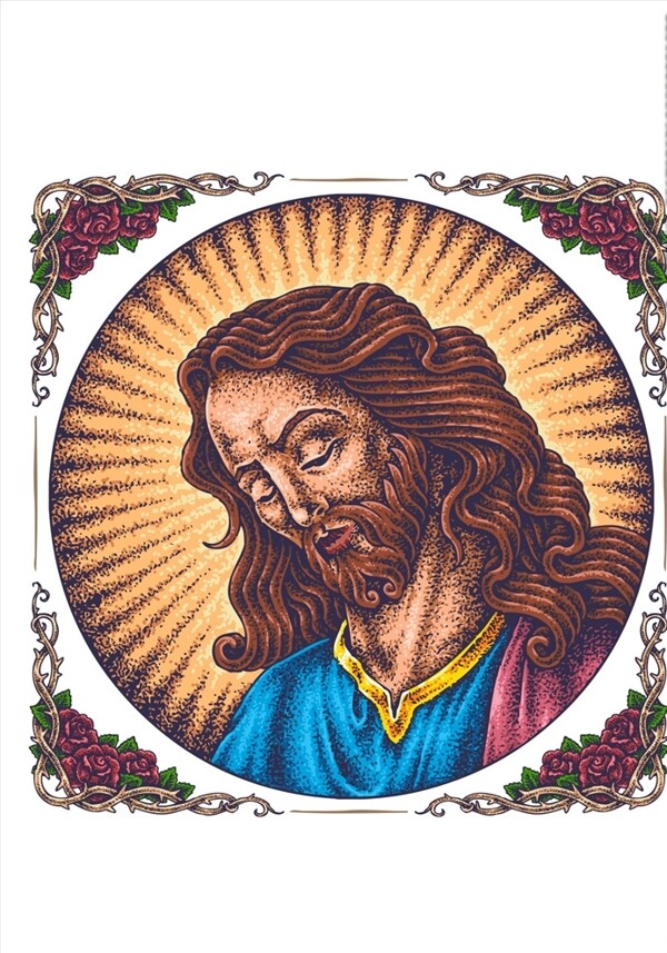 宗教耶稣纹身图案下载
