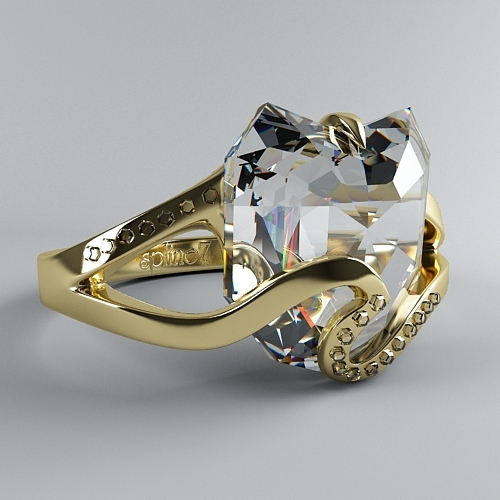 3d钻石戒指模型图片
