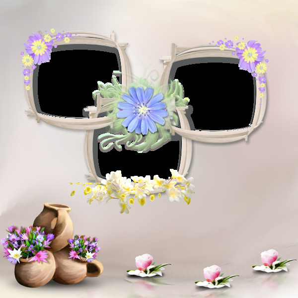 花朵相框图片