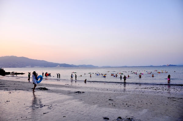 深圳金沙湾海滩图片