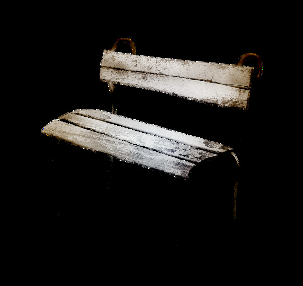 木板休闲座椅元素