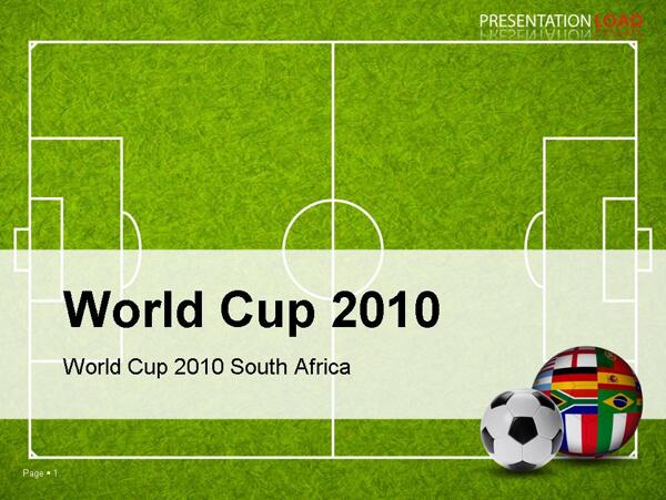 2010南非世界杯PPT模板