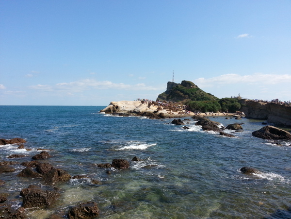 台湾野柳的海景图片