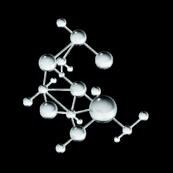 分子结构图png元素