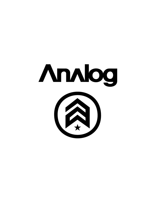 Analog1logo设计欣赏Analog1服装品牌标志下载标志设计欣赏