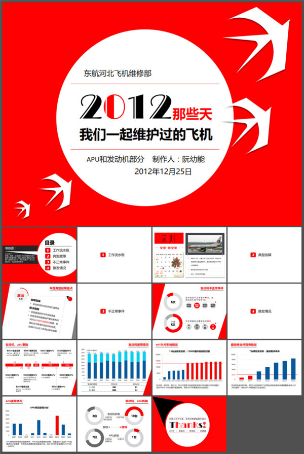 05日历体民航维护工作年终总结汇报