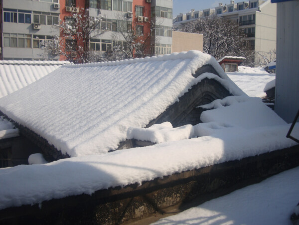 雪屋顶