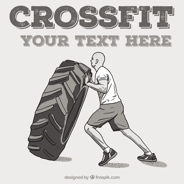 人一轮CrossFit的背景