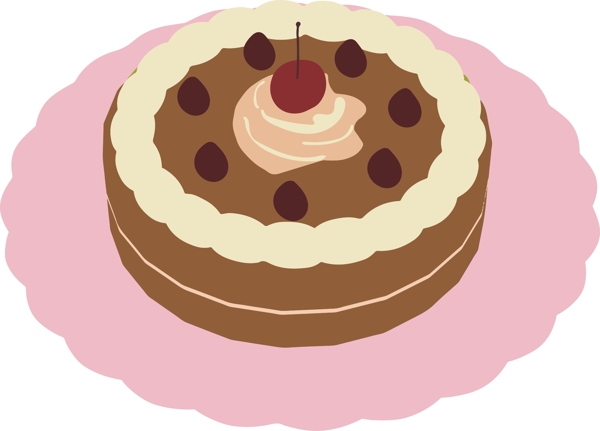 卡通蛋糕甜品图形可商用元素