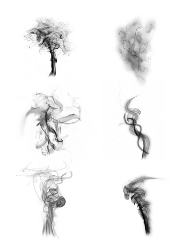 中国风水墨烟雾漂浮烟雾套图
