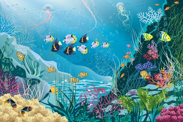 奇妙海底世界图片