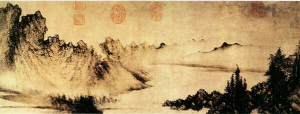 古典中国画风景