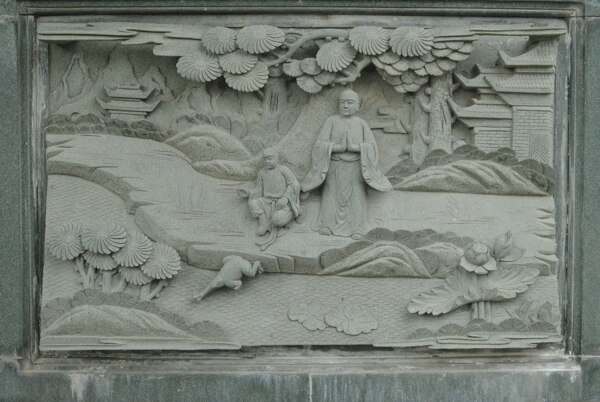 梵天寺石雕图片