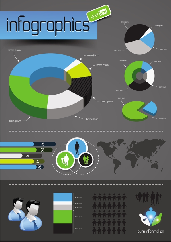 信息图形矢量素材01
