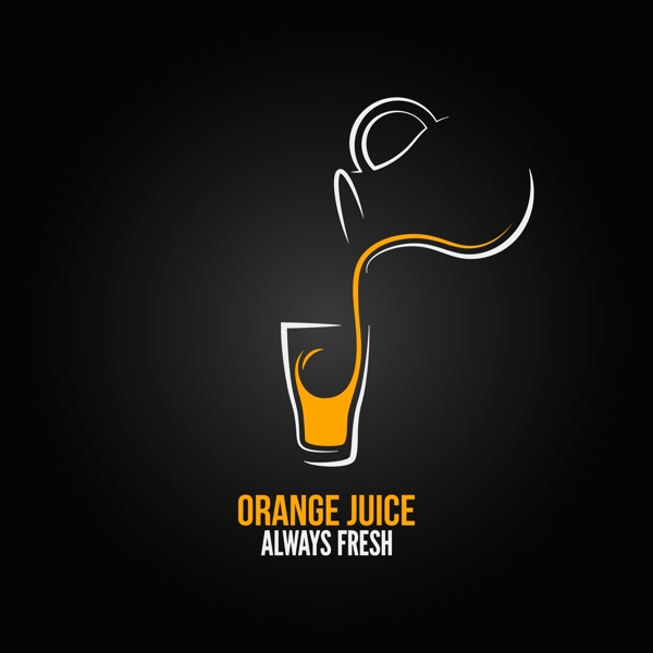 橙汁饮料logo