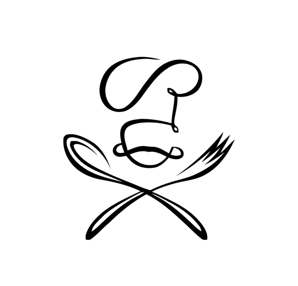 厨师刀叉logo图标图片