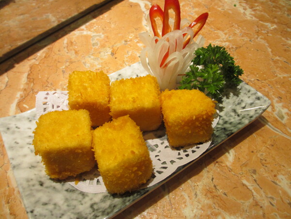 黄金豆腐图片