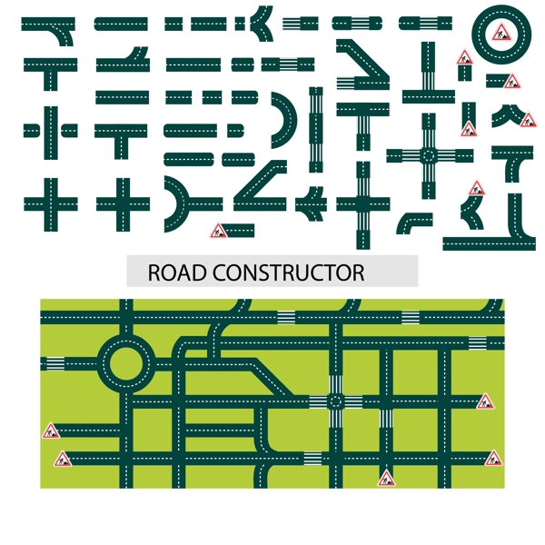 四通八达的公路网