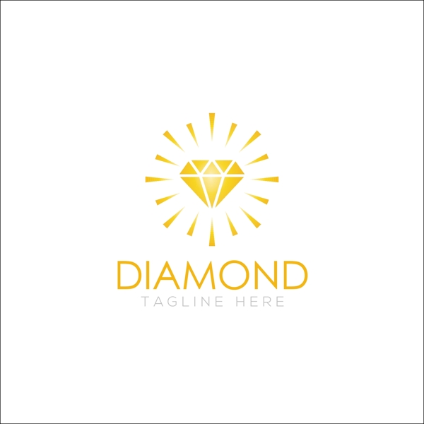 钻石标志设计矢量素材下载