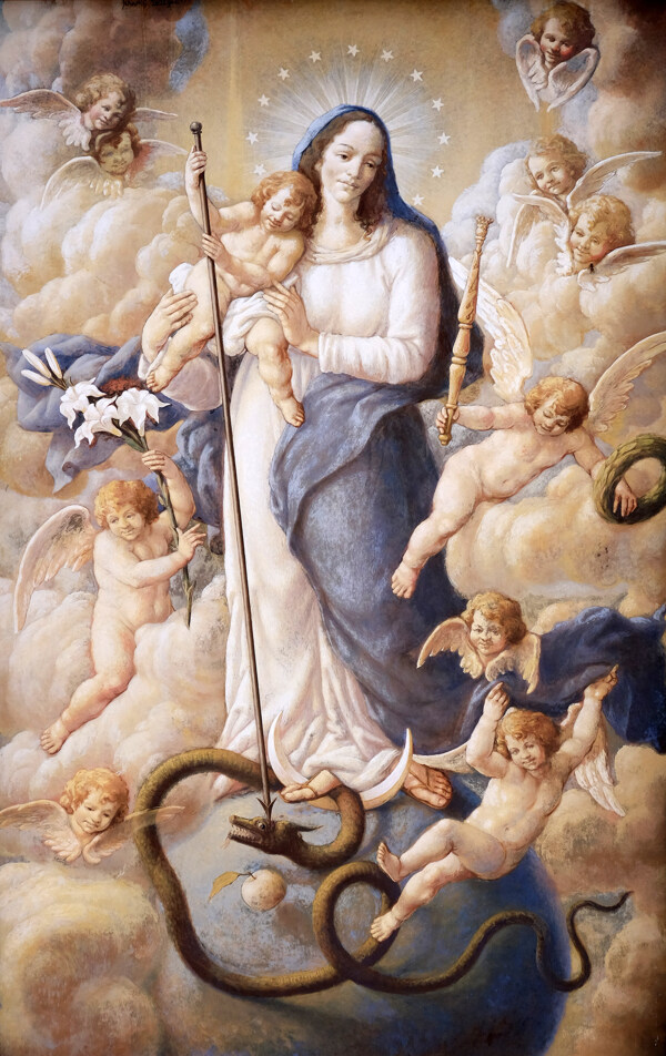 圣母油画