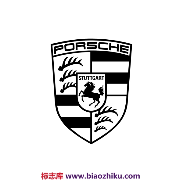 Porsche1logo设计欣赏保时捷1标志设计欣赏