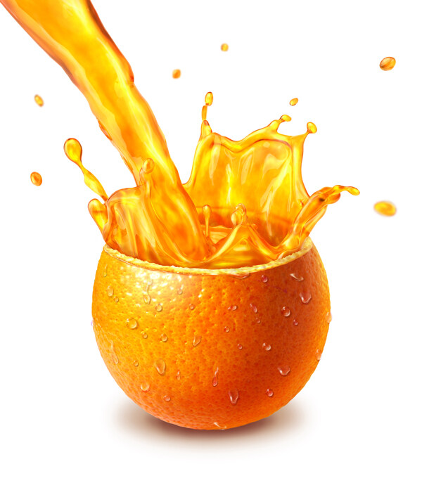 橙子内的橙汁