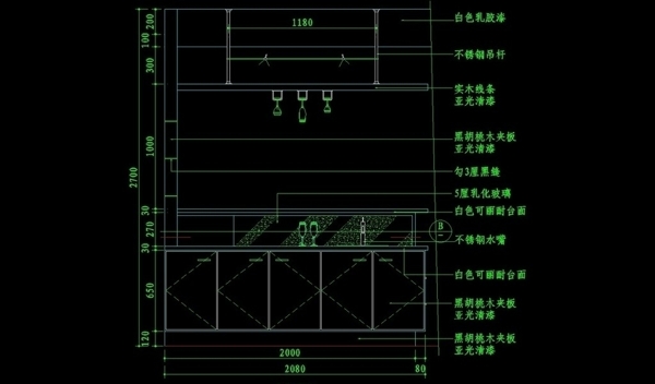 CAD餐厅设计素材图片