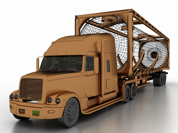 3D货车设计图片