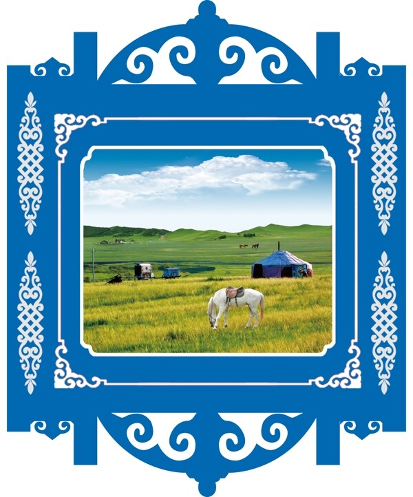草原造型蒙古
