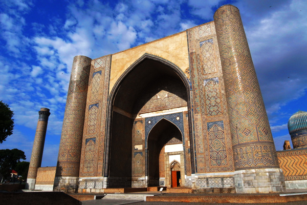 乌兹别克斯坦撒马尔罕清真寺图片