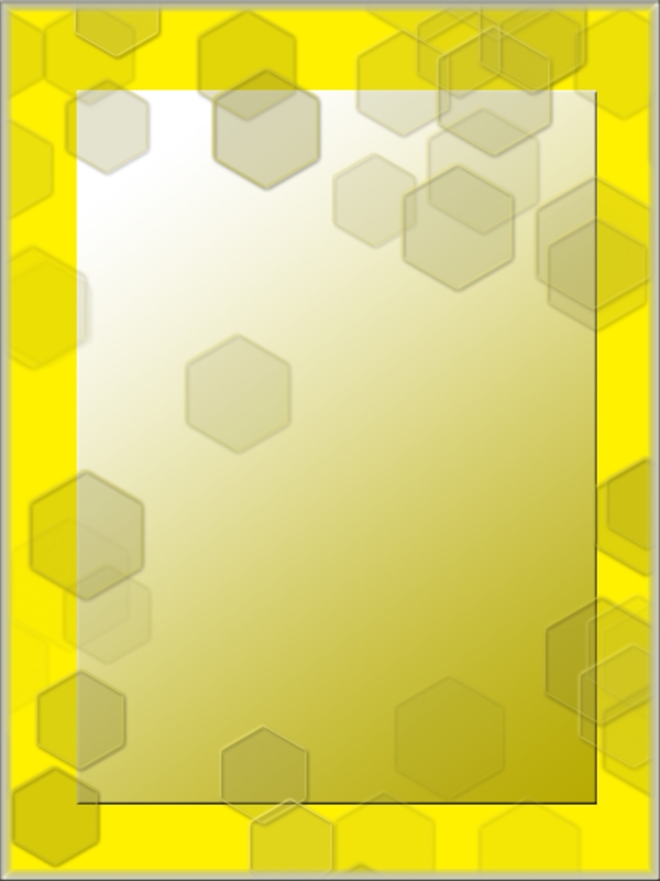 黄色装饰边框背景