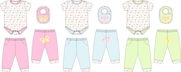 婴儿服装设计图片
