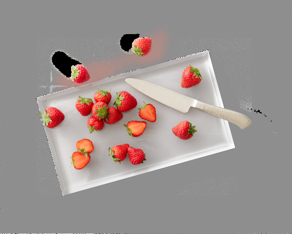 甜美草莓通透明素材