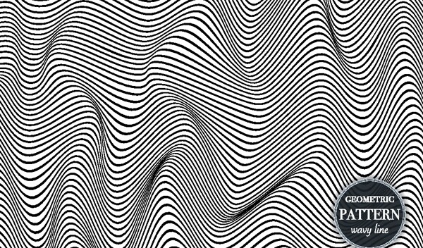 波形曲线元素背景图片