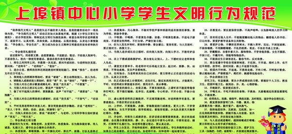 小学学生文明行为规范图片