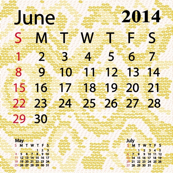 2014六月日历白化蟒蛇皮