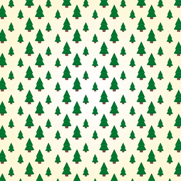 绿色圣诞树图案