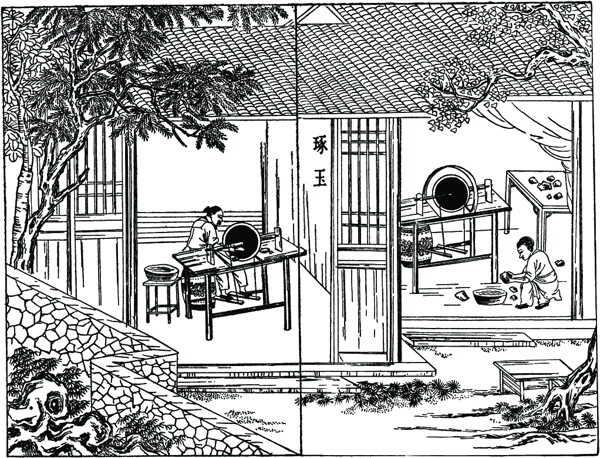 天工开物木刻版画中国传统文化49
