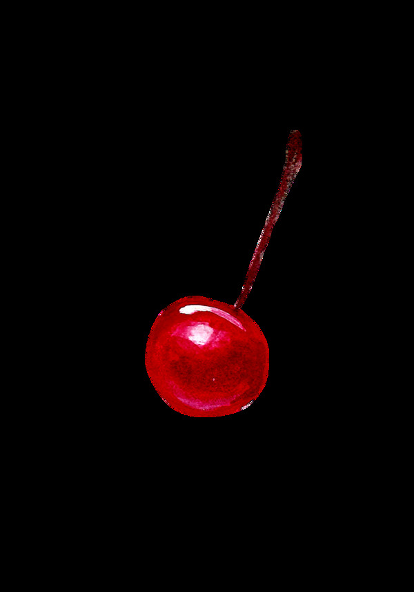 鲜红樱桃透明素材