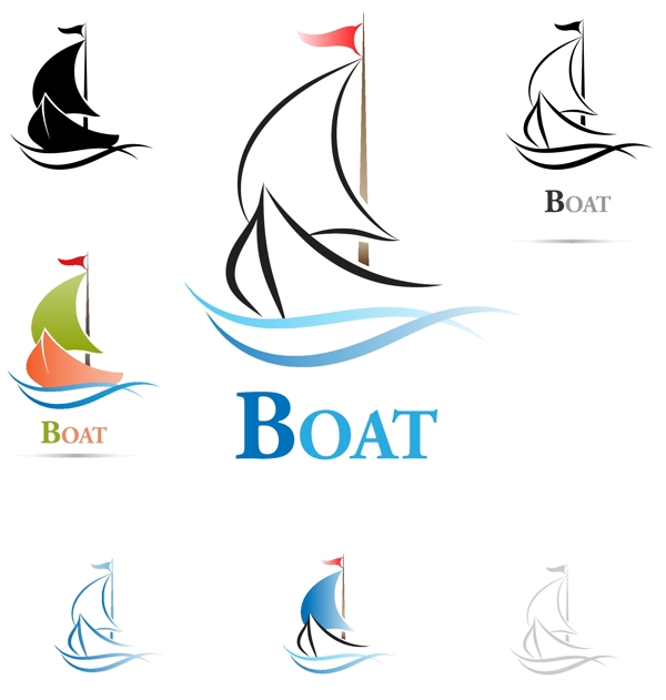 创意航海标志logo