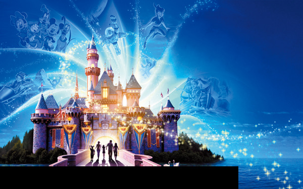 梦幻童话城堡图案元素