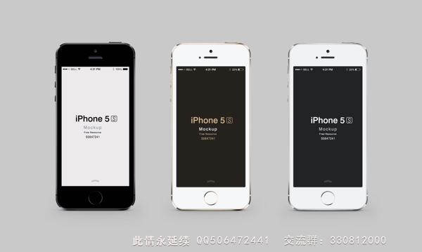 iPhone5S3款模型素材图片