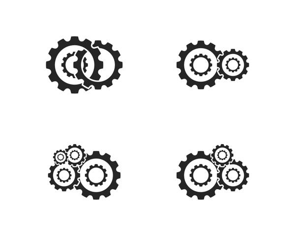 工业齿轮图标图片