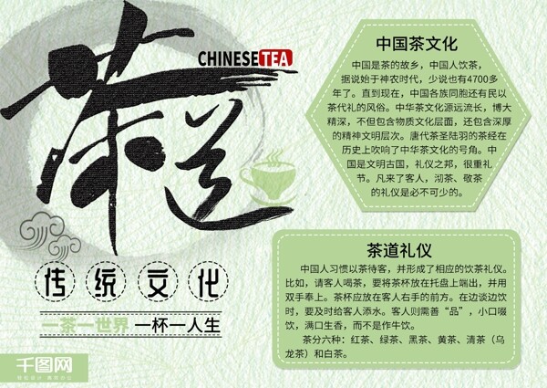 中国茶道文化小报