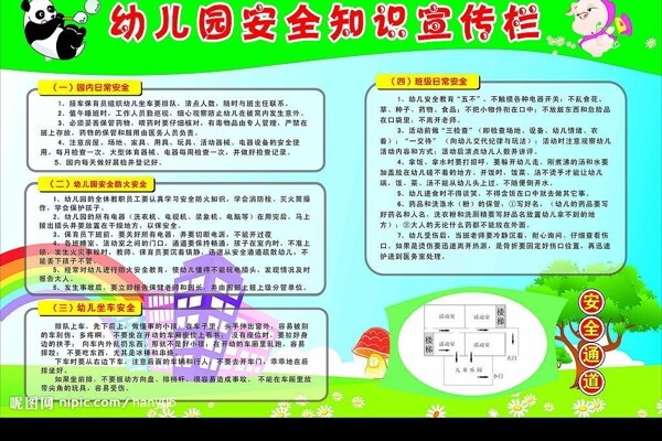 幼儿园安全知识宣传栏图片