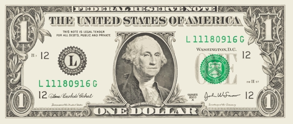 美元美钞矢量图