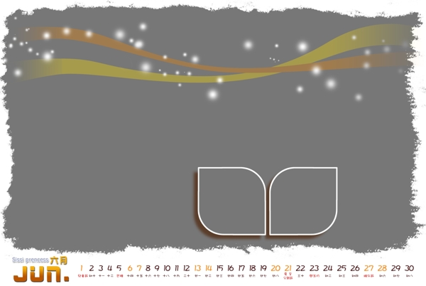 09简单创意相册日历模板图片