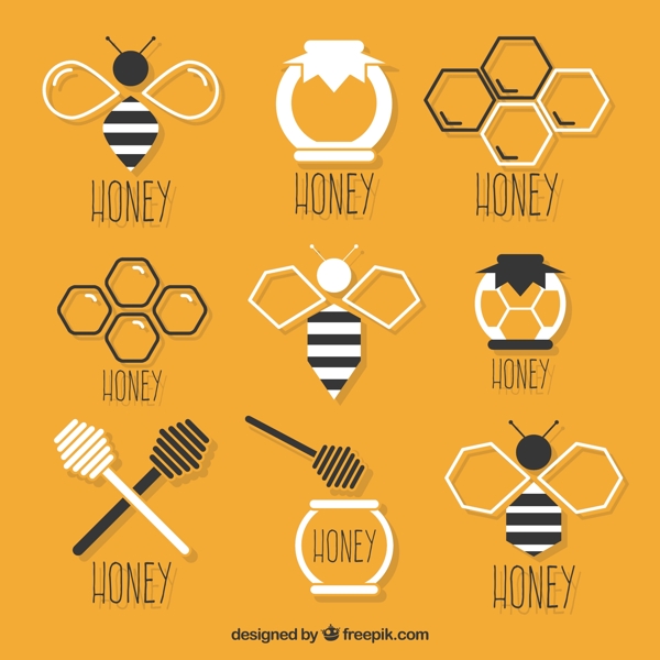 蜜蜂元素图标