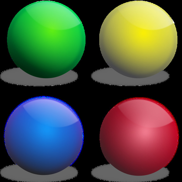 彩色球esferas德Colores